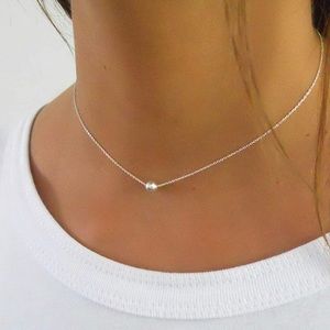 Sterling silver chocker necklace